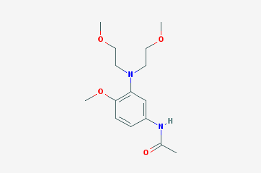 3-(n,n-dimethoxyethyl)amino-4-methoxy acetanilide